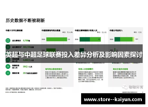 英超与中超足球联赛投入差异分析及影响因素探讨