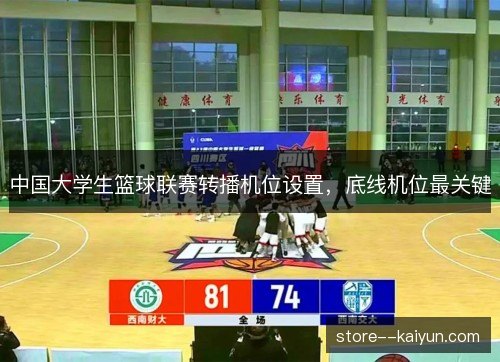 中国大学生篮球联赛转播机位设置，底线机位最关键